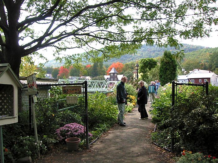 Ted & Carol on the Bridge of Flowers