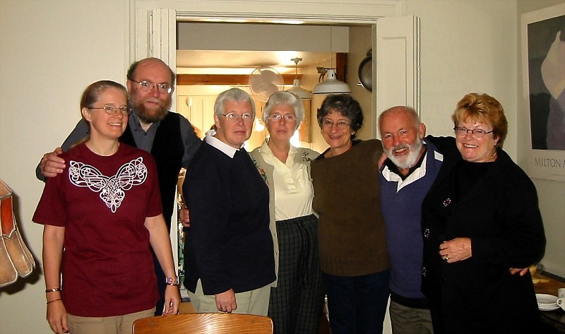 Jacqui, Tim, Janet, Jill, Judy, Henry & Chris at Judy's place.