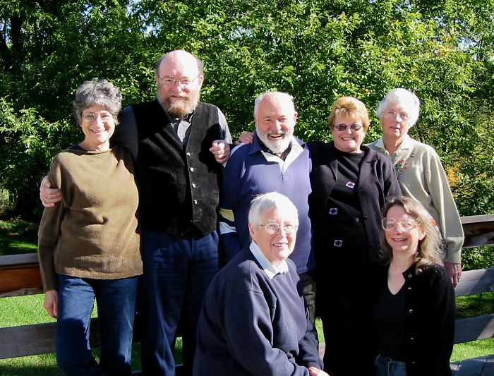 Judy, Tim, Janet, Henry, Chris, Kathy, & Jill  at Judy's place.