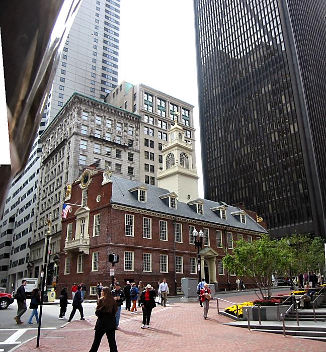 The old State House amongst the new