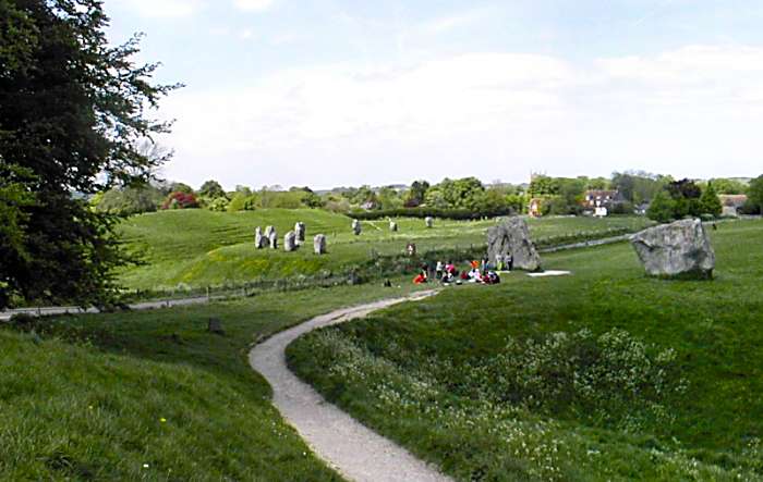 Part of Avebury's Stone Cicle